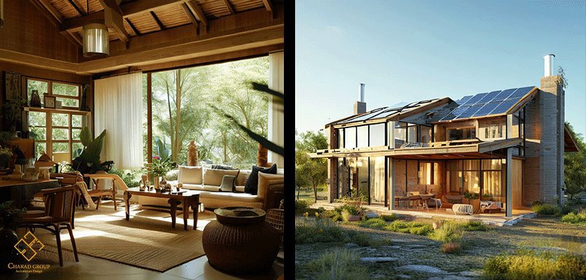 خانه هایی سازگار با محیط زیست - دکوراسیون سازگار با طبیعت