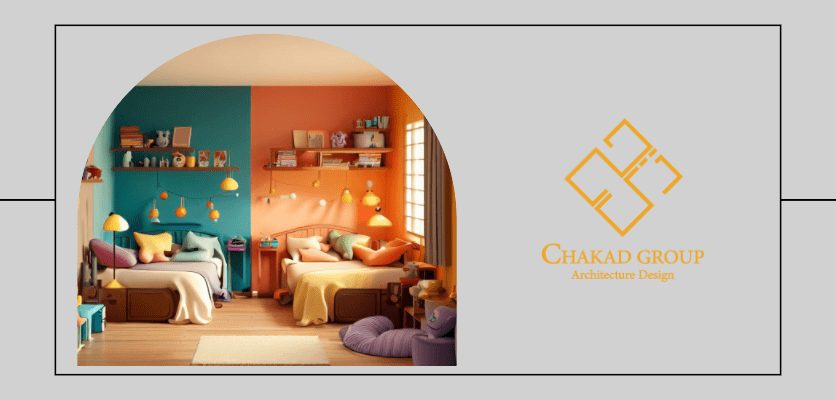 اتاقی با فضایی برای دو فرزند - طراحی اتاق کوچک