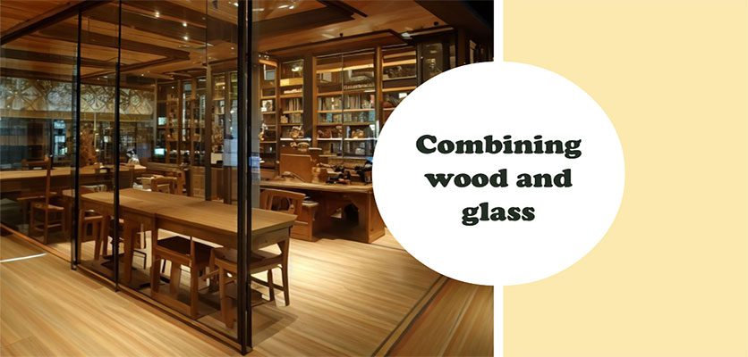 ترکیب چوب و شیشه- چوب در دکوراسیون داخلی