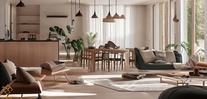 تلفیق سبک مینیمال و اسکاندیناوی - طراحی داخلی مینیمال