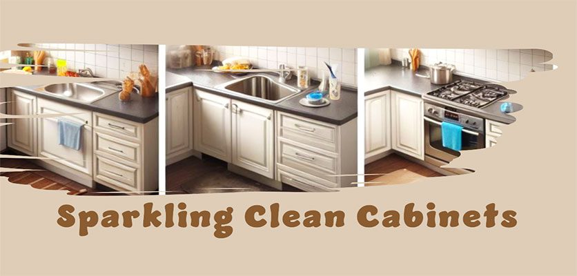 تمیز کردن آشپزخانه - کابینت‌های آشپزخانه