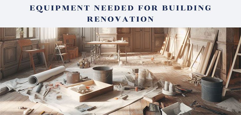 وسایل مورد نیاز برای بازسازی ساختمان - هزینه‌های بازسازی ساختمان