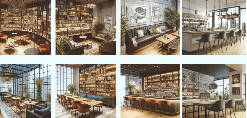 طراحی های متفاوت کافه ها - دکوراسیون داخلی کافی شاپ