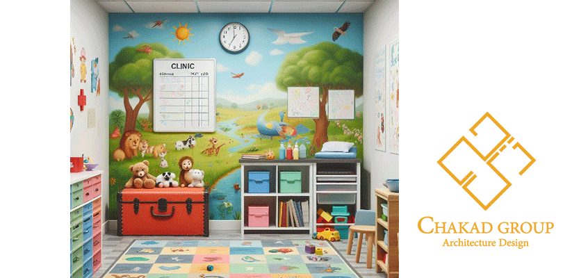 مطب پزشک اطفال - دکوراسیون داخلی مطب