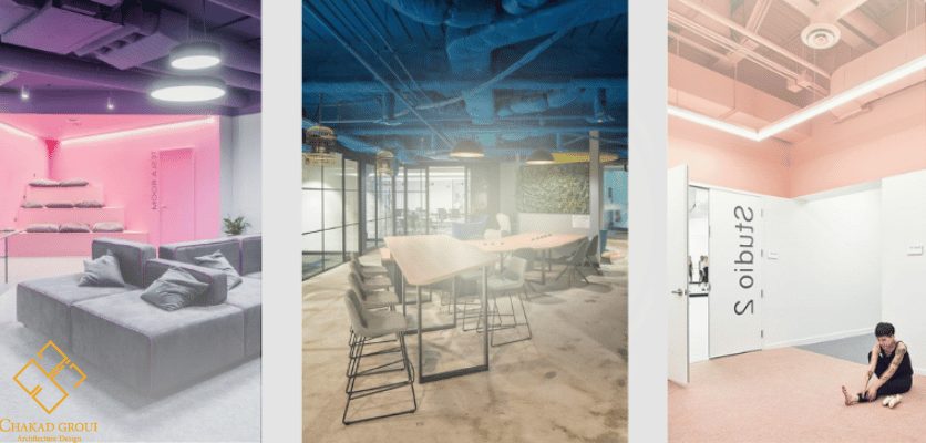 سقف نمایان در بازسازی 3 تطبیق رنگ با محیط-سقف اکسپوز