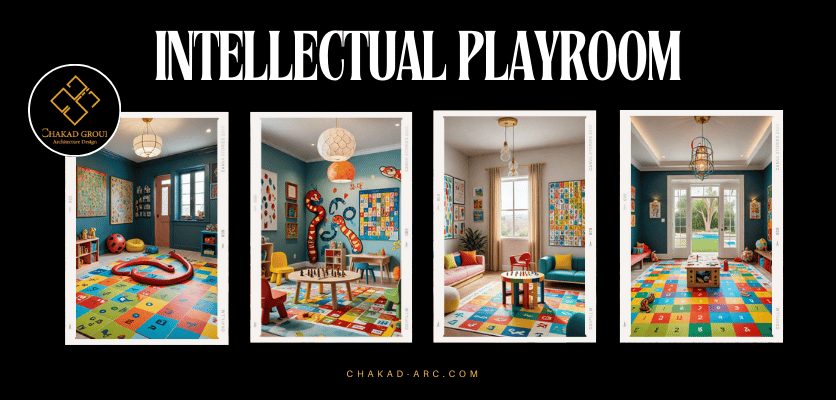 چیدمان اتاق بازی در ویلا 2 طراحی اتاق بازی فکری-طراحی اتاق بازی ویلا