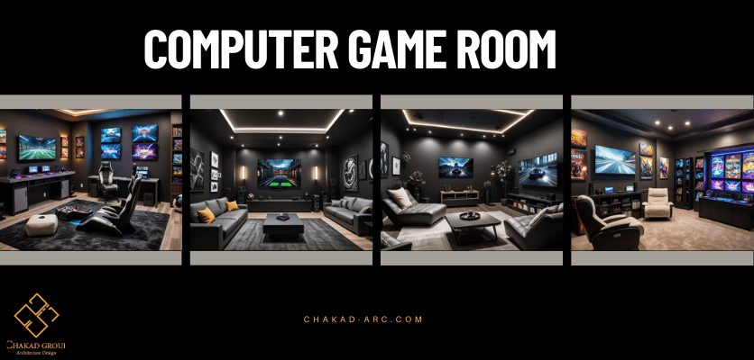 چیدمان اتاق بازی در ویلا 3 طراحی اتاق بازی با تکنولوژی-طراحی اتاق بازی ویلا