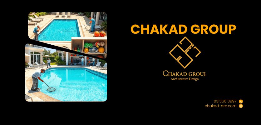 استخر شفاف- نگهداری ویلا