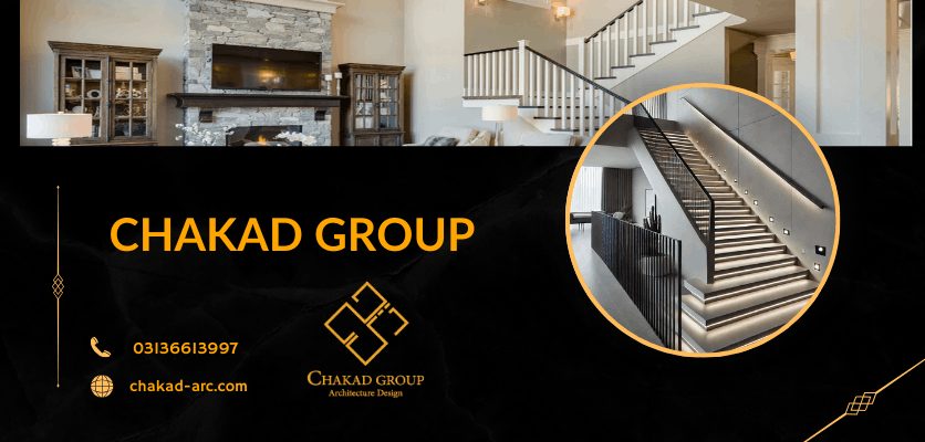 فناوری نورپردازی- طراحی راه پله