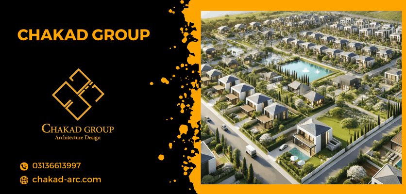 فضای سبز- طراحی شهرک ویلایی