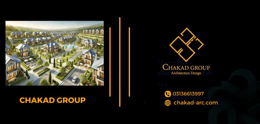 ترکیبی از سبکهای مدرن و کلاسیک- طراحی شهرک ویلایی