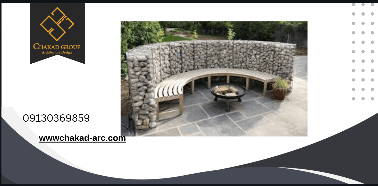 گابیون در فضای باز -گابیون در محوطه سازی