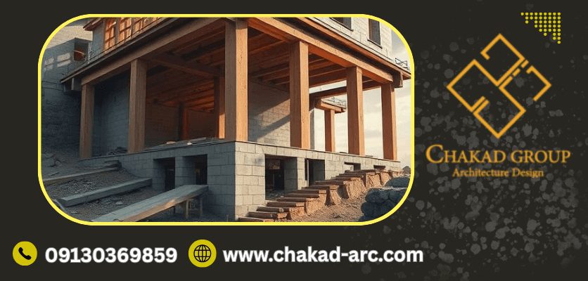 تفاوت شناژ و کناف - شناژ بندی ساختمان