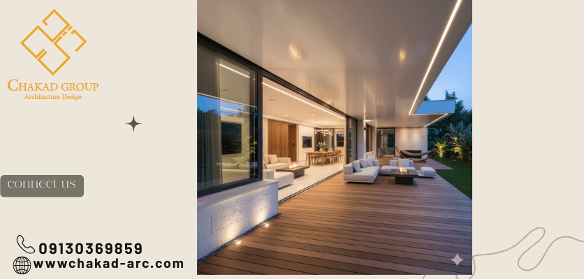 ترکیب سقف کشسان با طراحی مدرن - سقف کشسان