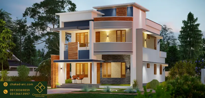 تریبلکس - طراحی ویلا تریبلکس