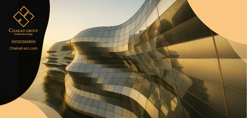 الگوهای موجی و حسی - معماری سیال