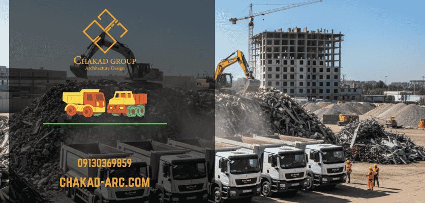 کامیون های مخصوص حمل نخاله - انواع نخاله ساختمانی
