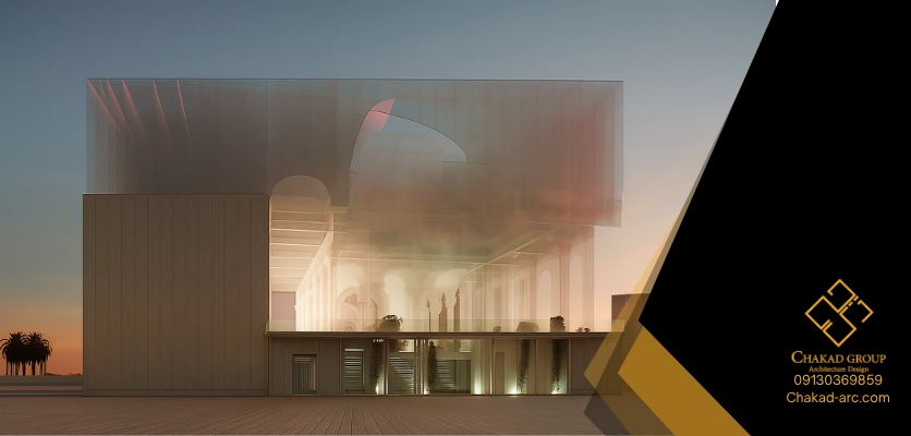 طراحی مناظر - معماری شفاف