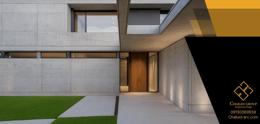 نمای خاص - نمای سیمانی