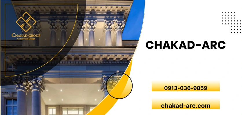 طراحی ستون - ستون های کلاسیک ویلا