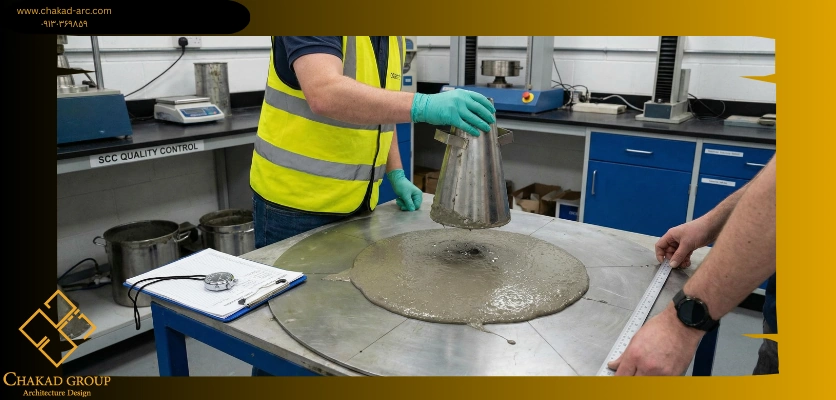 آزمایش بتن - بتن خود تراکم