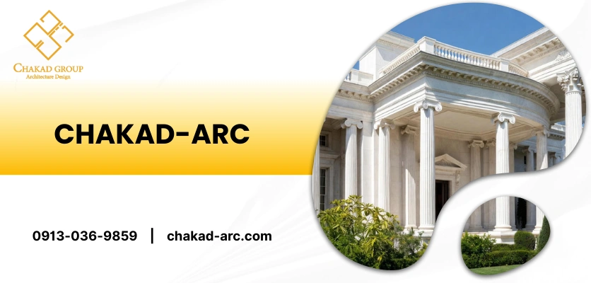 سبک های ستون - ستون های کلاسیک ویلا