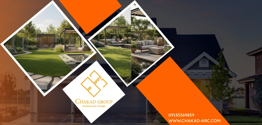 فضای سبز - طراحی باغ 1000 متری