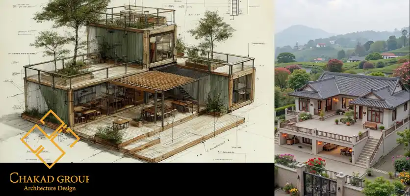 مدرن - تغییر نقشه ساختمان