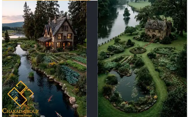 عناصر طبیعی - بازسازی حیاط خلوت