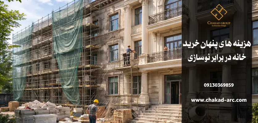 هزینه پنهان خرید خانه - بازسازی یا خرید خانه